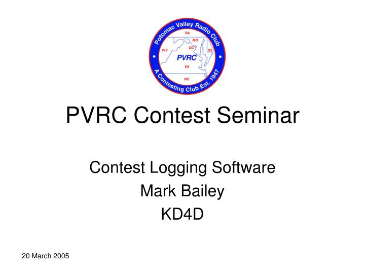 pvrc contest seminar
