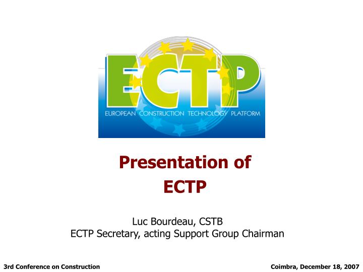 presentation of ectp
