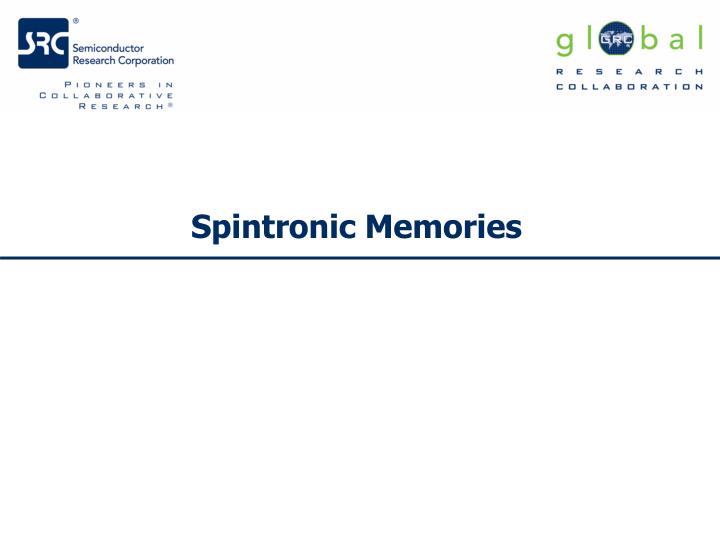 spintronic memories