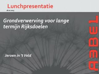 lunchpresentatie