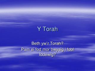 y torah