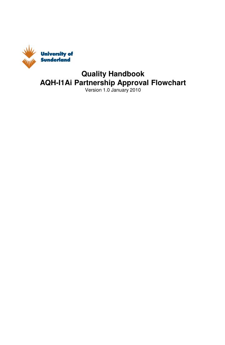quality handbook aqh i1ai partnership approval flowchart version 1 0 january 2010