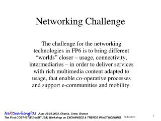 Networking Challenge