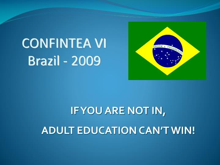 confintea vi brazil 2009