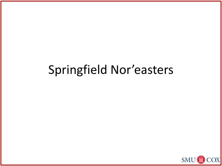 springfield nor easters