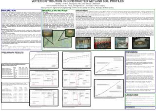 WATER DISTRIBUTION IN CONSTRUCTED WETLAND SOIL PROFILES