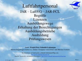 luftfahrtpersonal