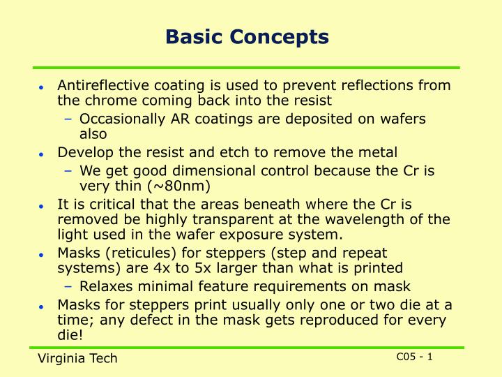 basic concepts