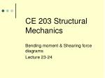 CE 203 Structural Mechanics - slide 1