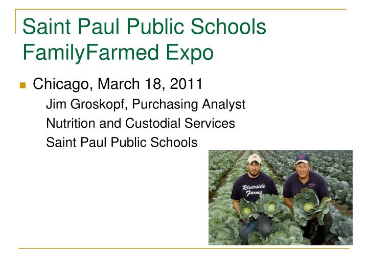 saint paul public schools familyfarmed expo