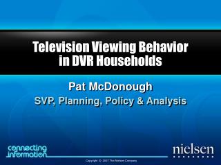 Television Viewing Behavior in DVR Households