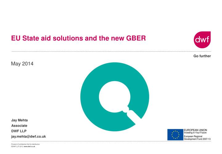 eu state aid solutions and the new gber
