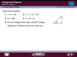 Congruent Figures