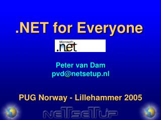 .NET for Everyone