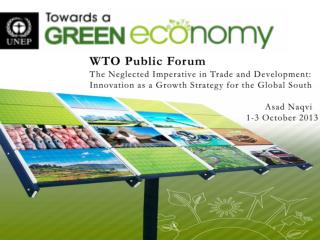 WTO Public Forum The Neglected Imperative in Trade and Development: