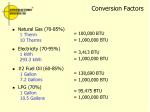 Conversion Factors - slide 1