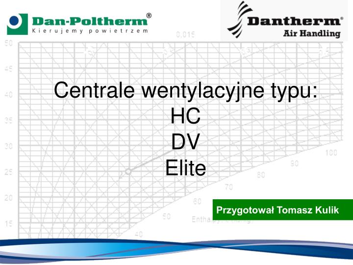 centrale wentylacyjne typu hc dv elite