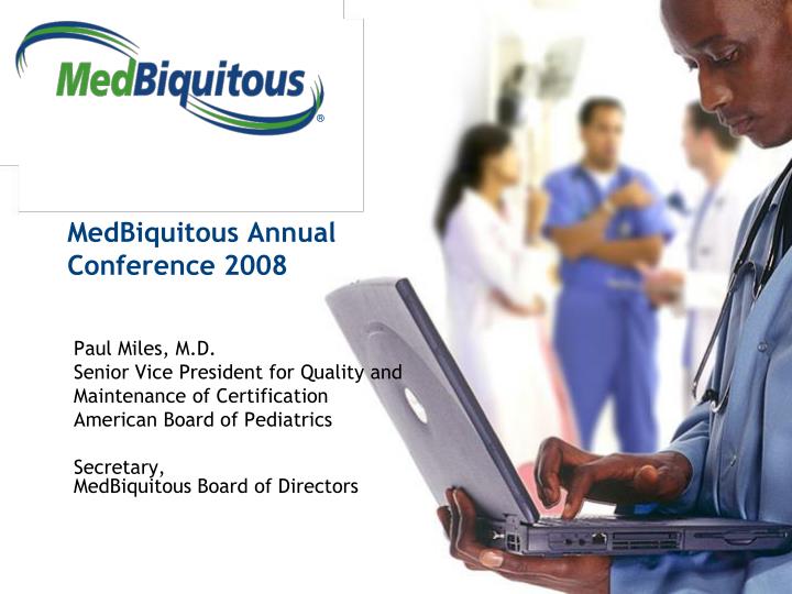 medbiquitous annual conference 2008