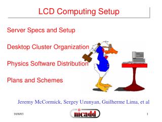 LCD Computing Setup