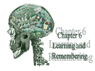 Chapter 6 Learning and Remembering