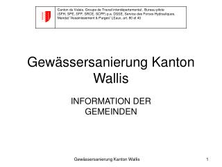 gew ssersanierung kanton wallis