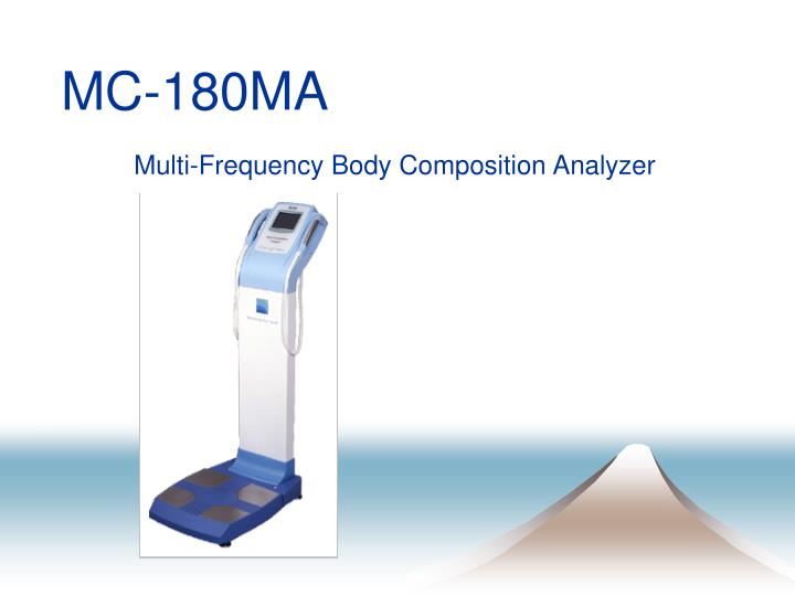mc 180ma multi frequency body composition analyzer
