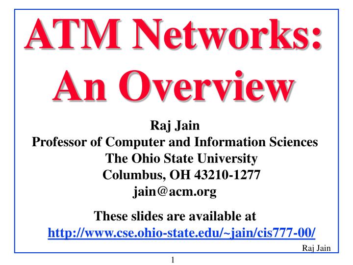 atm networks an overview