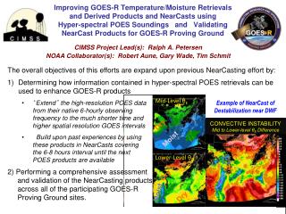 CIMSS Project Lead(s): Ralph A. Petersen