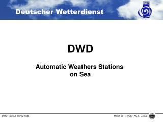 DWD Automatic Weathers Stations on Sea