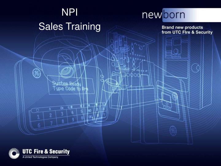npi sales training
