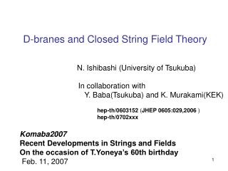 In collaboration with Y. Baba(Tsukuba) and K. Murakami(KEK)