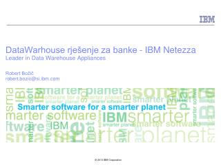 The IBM Netezza Appliance: Revolutionizing Analytics