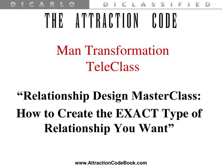 relationship design masterclass how to create the exact type of relationship you want