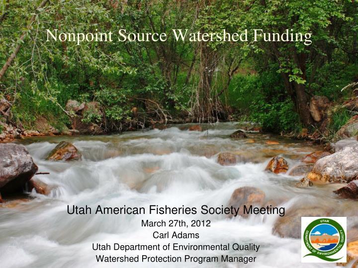 nonpoint source watershed funding
