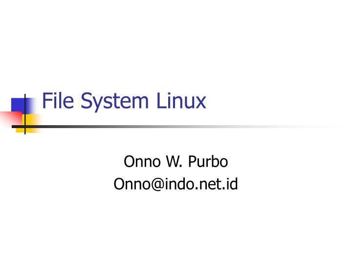 file system linux