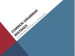Common Grammar Mistakes - slide 1