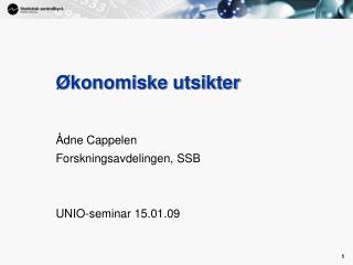 konomiske utsikter