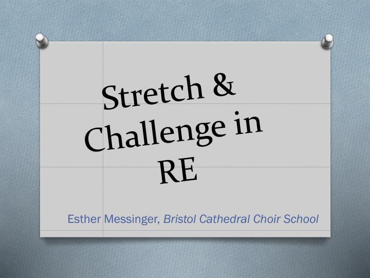 stretch challenge in re