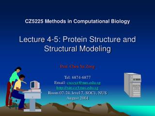 Protein Structural Organization
