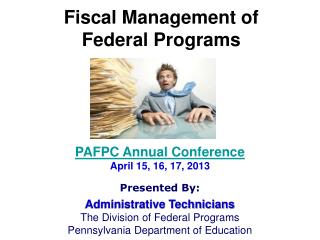 Fiscal Management of Federal Programs