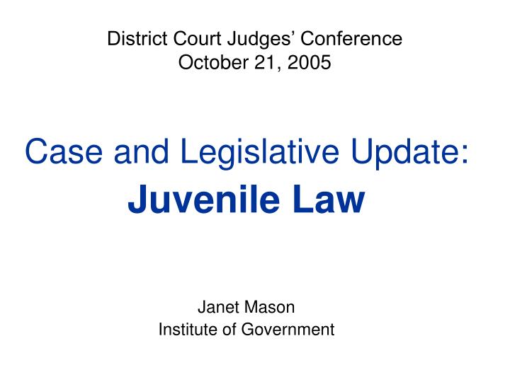 district court judges conference october 21 2005
