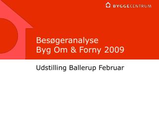 bes geranalyse byg om forny 2009