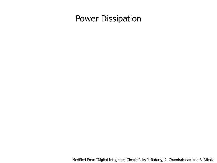 power dissipation