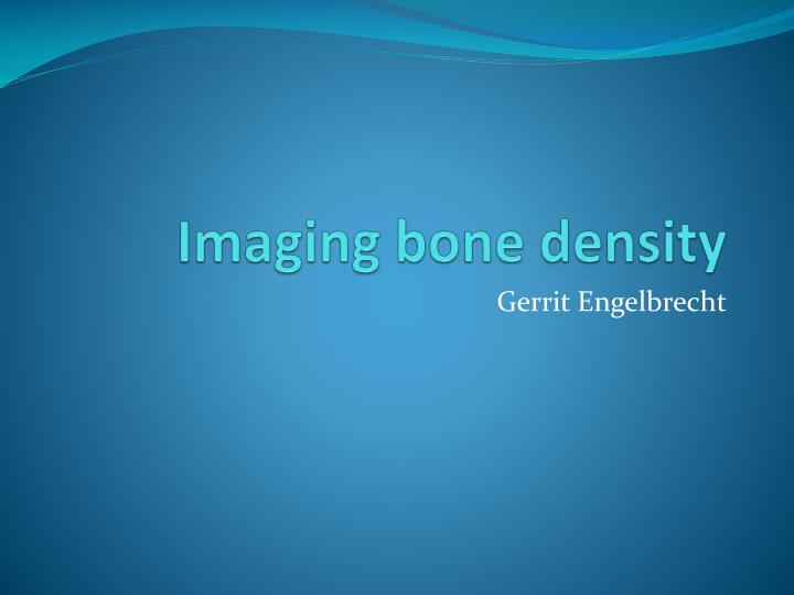 imaging bone density