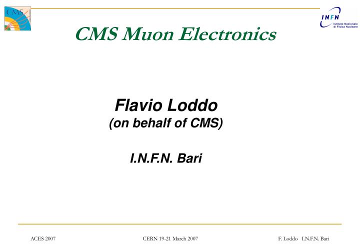 cms muon electronics