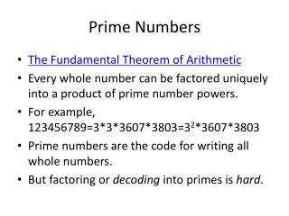 Prime Numbers