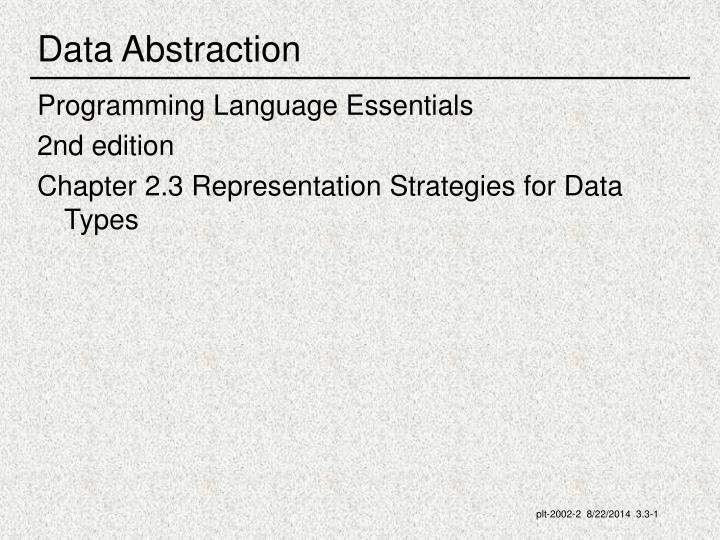 data abstraction