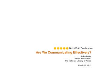 2011 CEAL Conference