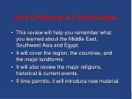 Unit 6 Review &amp; Continuation - slide 1