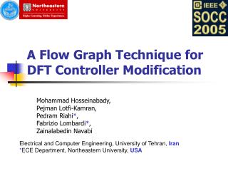 A Flow Graph Technique for DFT Controller Modification